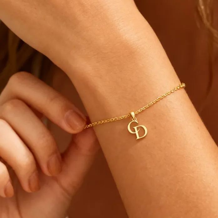 Minimalist Initial Letter Necklace Custom Letters Initial Pendant Necklace Dainty Stainless Steel Monogram Necklace Gift for Her - NameNecklaceAU