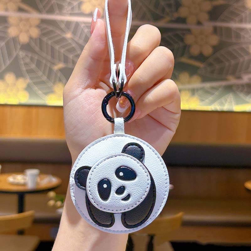 Cute PU Leather Animal Keychain Kawaii Leather Food And Animal Keyring Novelty Cartoon PU Leather Keychain Set - NameNecklaceAU