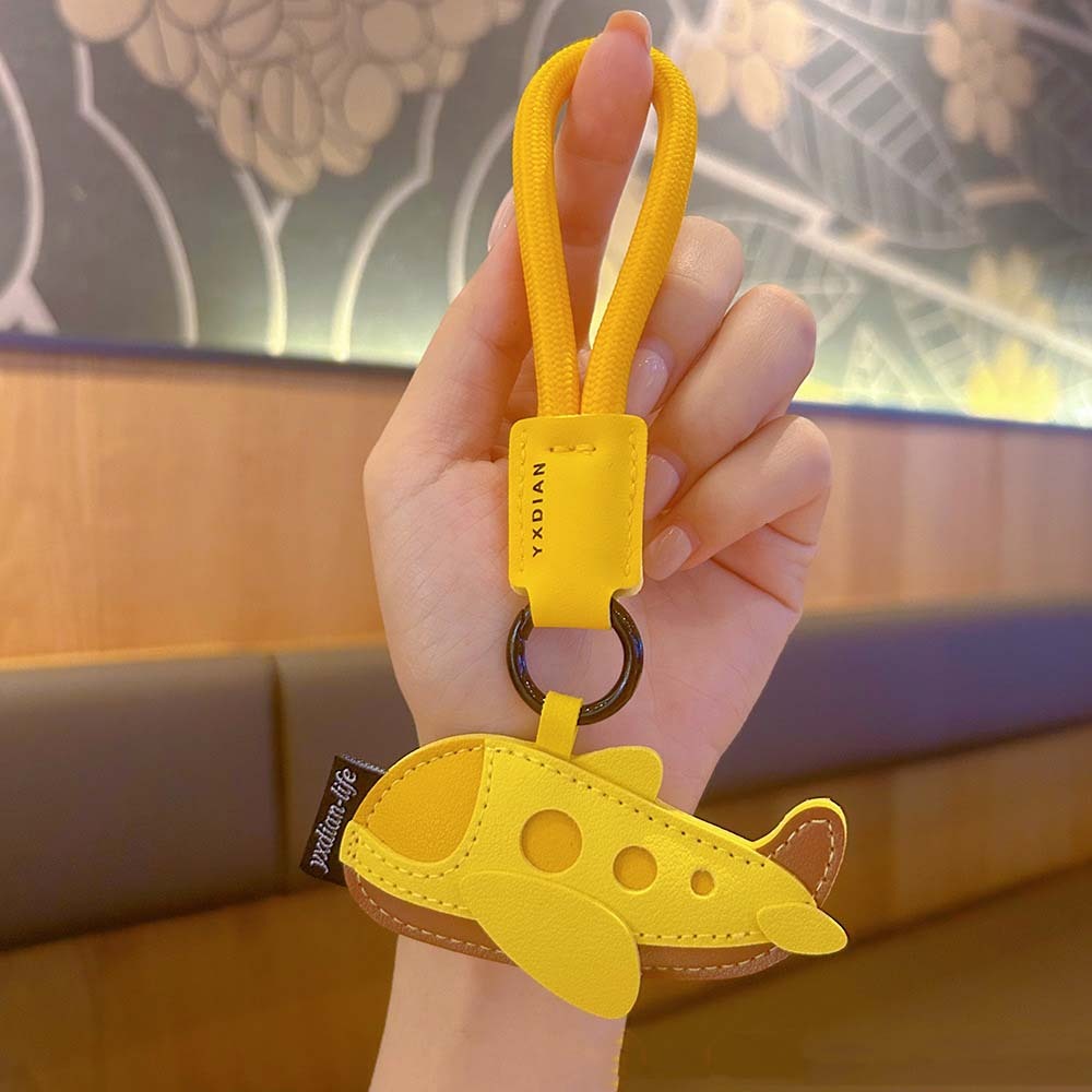 Cute PU Leather Animal Keychain Kawaii Leather Food And Animal Keyring Novelty Cartoon PU Leather Keychain Set - NameNecklaceAU