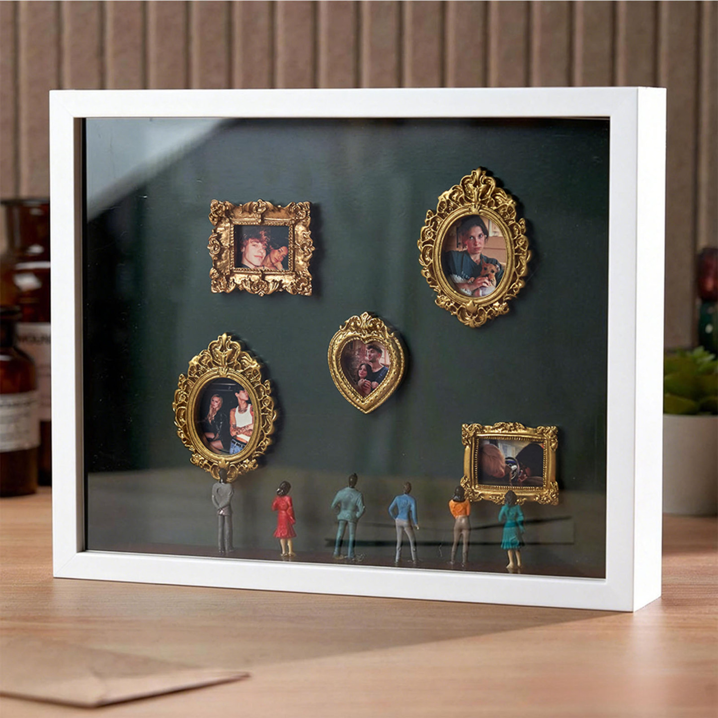 Museum of Us Frame Personalized Couples Gift for Her Cute Miniature Museum Gifts Meaningful Gift Valentine's Day Anniversary Gift -  NameNecklaceUK