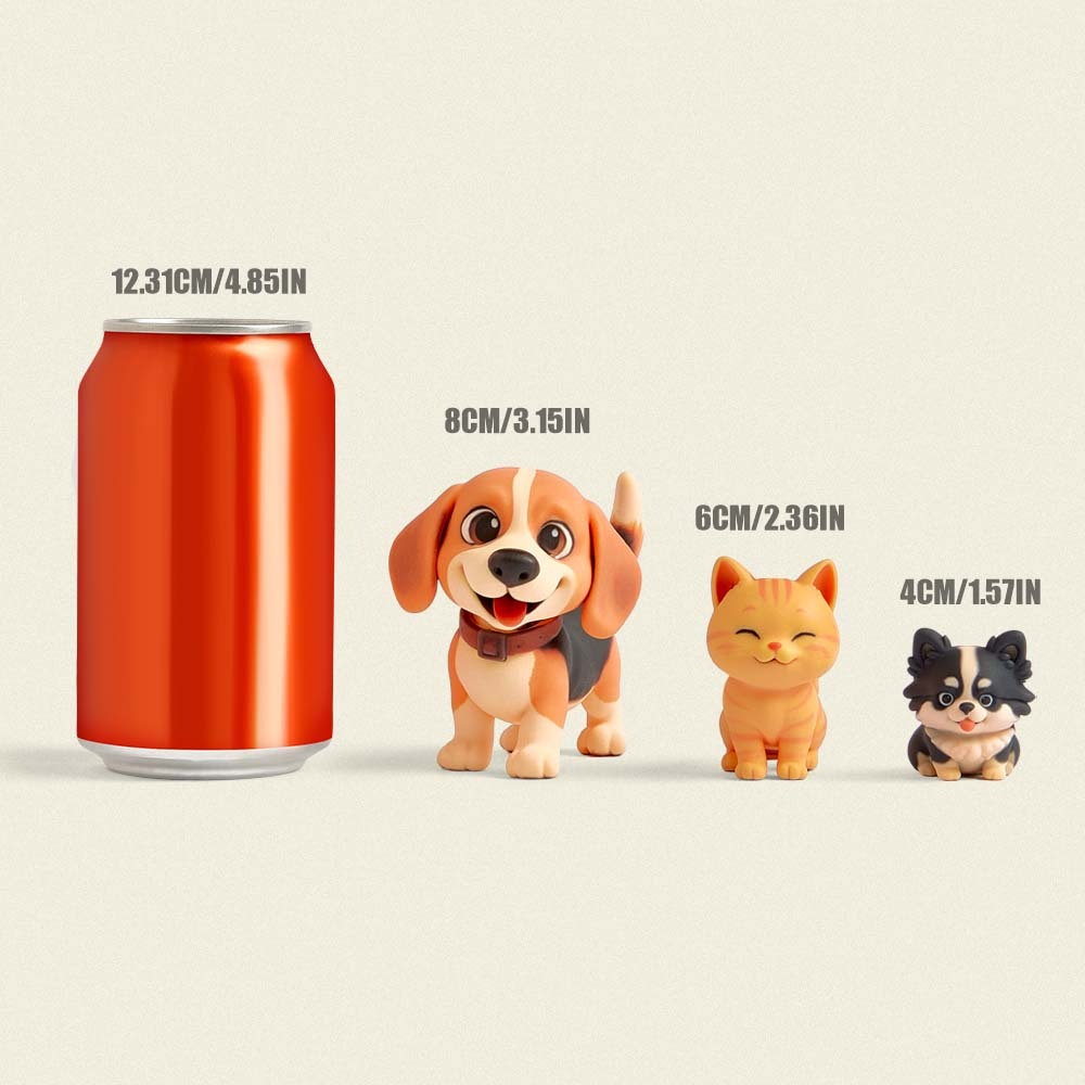 Custom 3D Mini Figure from Photo Cute Personalized Christmas Present for Men Women Children -  NameNecklaceUK