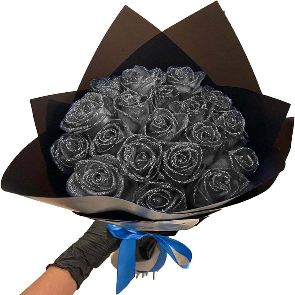 Glitter Rose Bouquet Best Anniversary Gift for Her