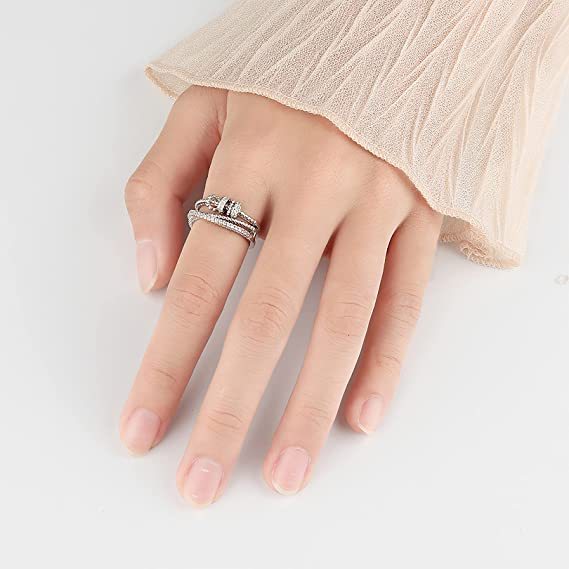 Anxiety Ring Decompression Ring Anti-Anxiety Relief Ring Adjustable Ring Jewelry Gift