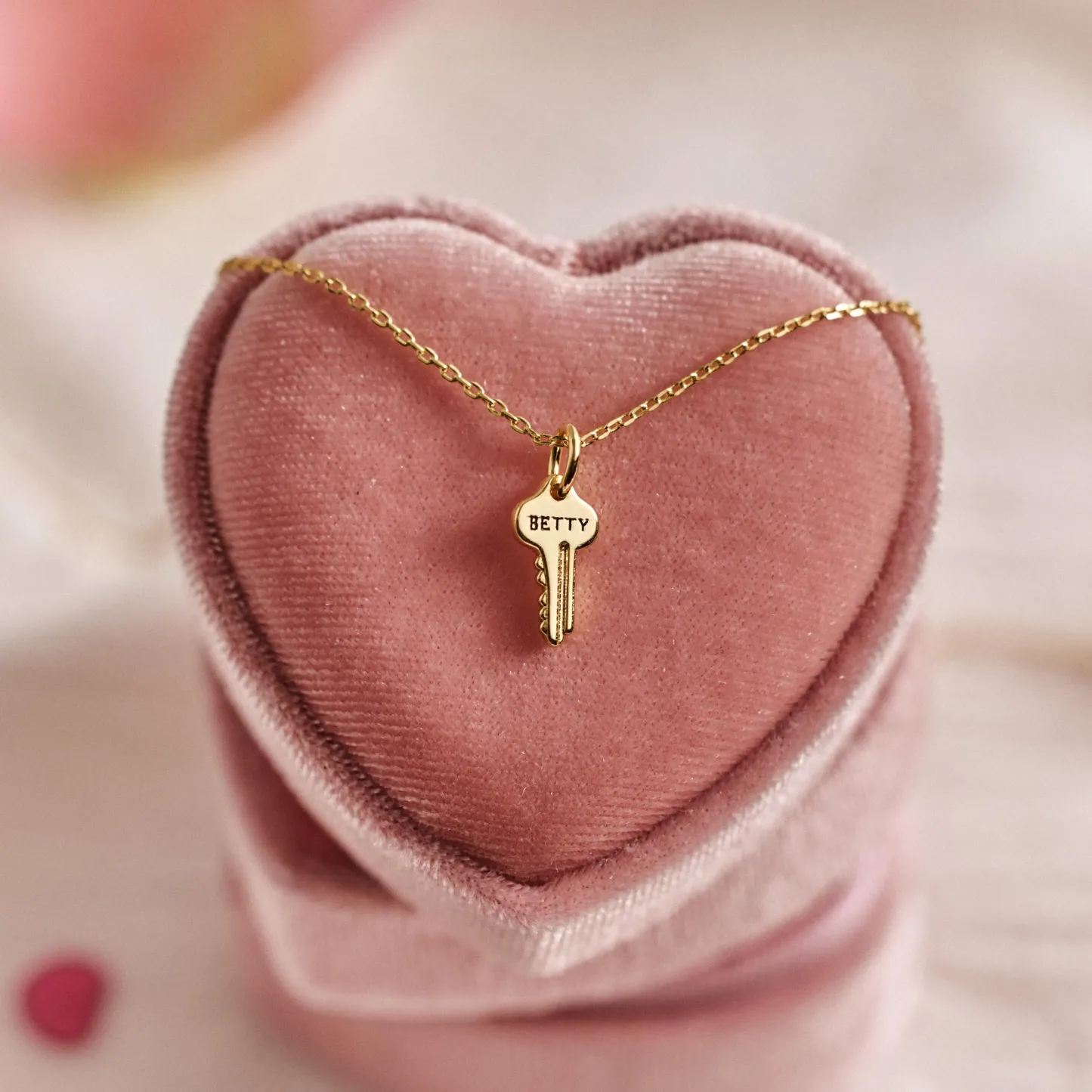 Personalized Name Key Pendant Name Necklace Custom Name Key Pendant Name Necklace Anniversary Gift for Her -  NameNecklaceUK