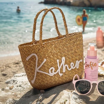 Personalized Handmade Bohemian Bucket Bag with Name Travel Beach Wedding Party Gift for Women - yournamenecklaceuk