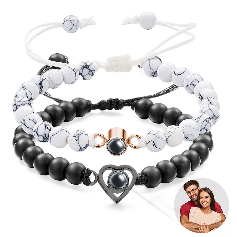 Custom Projection Bracelet Unique Romantic Couple Gift - yournamenecklaceuk