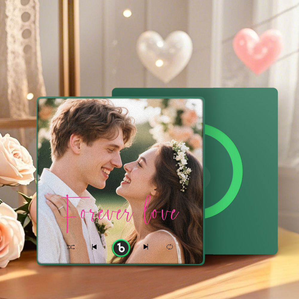 Custom Music Fridge Magnet Personalized Gift with Recordable Voice Photo Unique Anniversary Wedding Christmas Present for Her Him Couples -  NameNecklaceUK