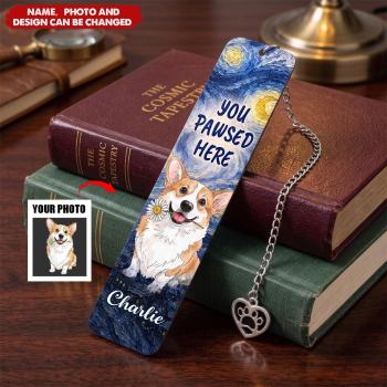 Custom Pet Photo Bookmark Personalized Name Bookish Gift for Bookworms -  NameNecklaceUK