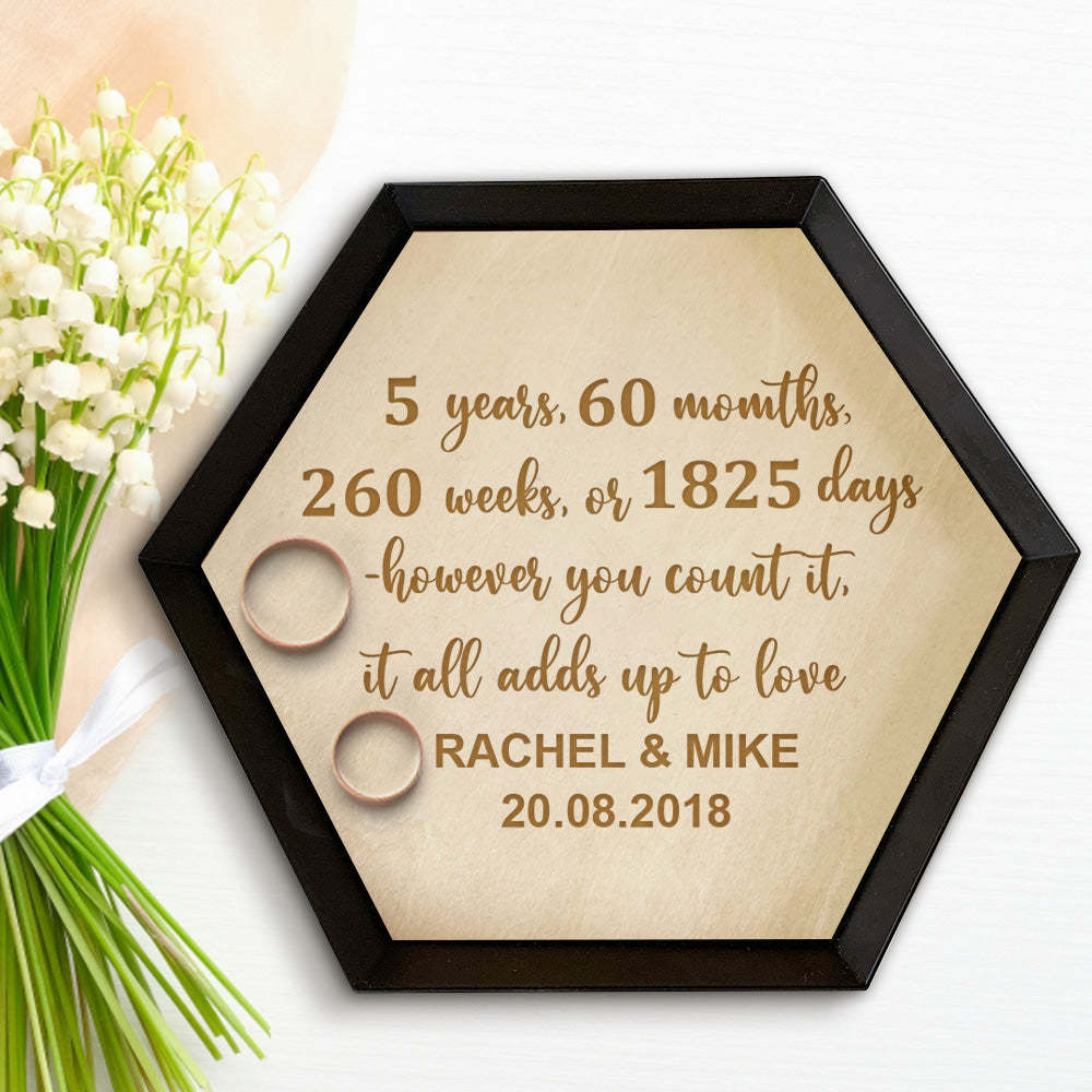Custom Wood Jewelry Tray Engagement Jewelry Ring Holder Dish Home Decor Gift - yournamenecklaceuk
