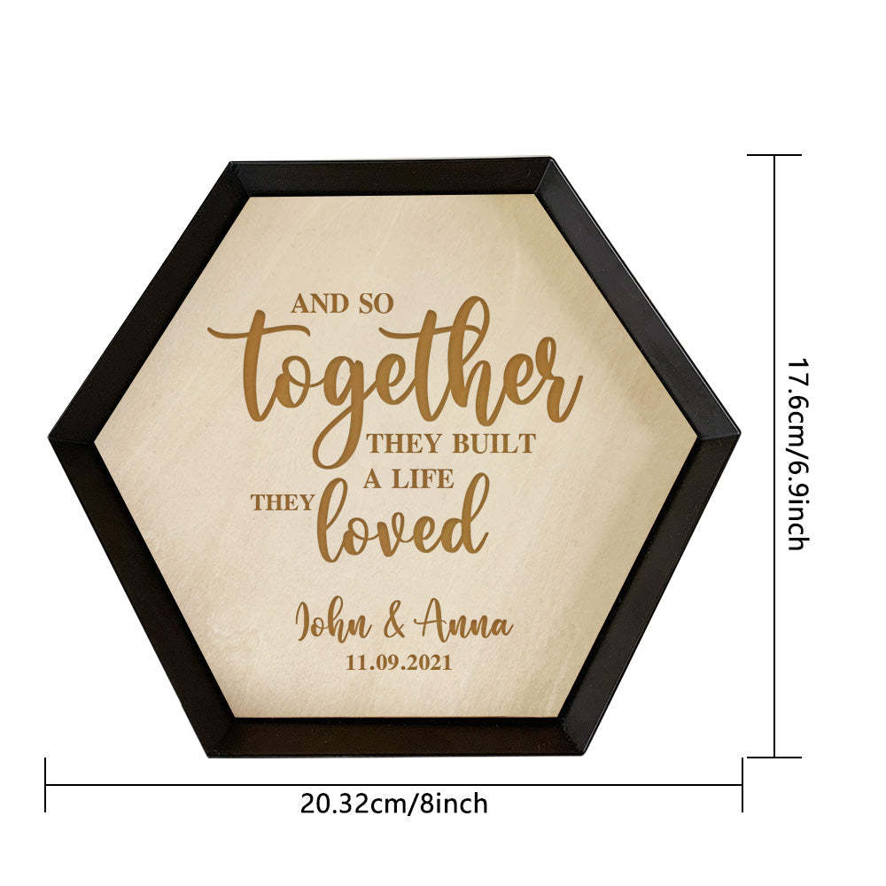 Custom Wood Jewelry Tray Engagement Jewelry Ring Holder Dish Home Decor Gift - yournamenecklaceuk