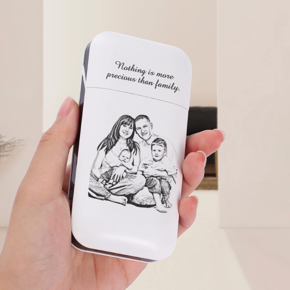 Engraved Cigarette Case with Photo Custom Cigarettes Holder - yournamenecklaceuk