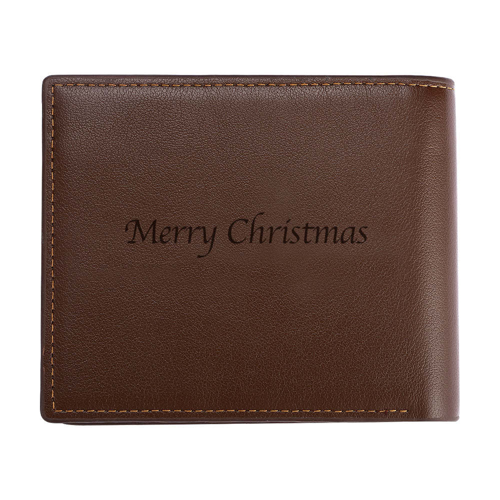 Photo Wallet Short Style Father's Day Gift For Him - NameNecklaceUK