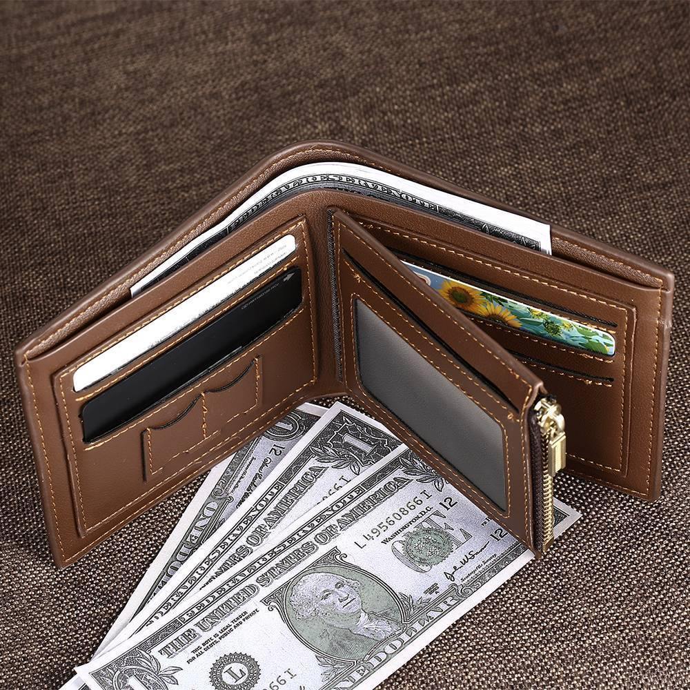 Father's Day Gifts - Photo Engraved Wallet Gift for Men - yournamenecklaceuk