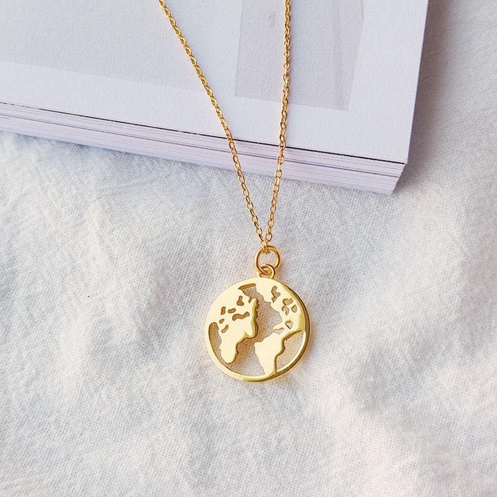 Your Map of The World Necklace - soufeelus