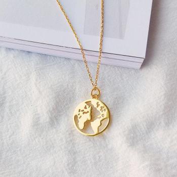 Your Map of The World Necklace - soufeelus