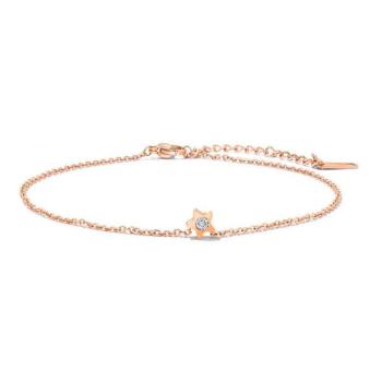 Single Star Anklet-yournamenecklaceuk