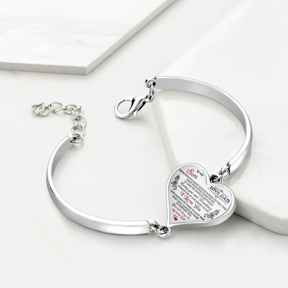 Heart Bracelet Perfect Christening Gift Birthday Present - yournamenecklace