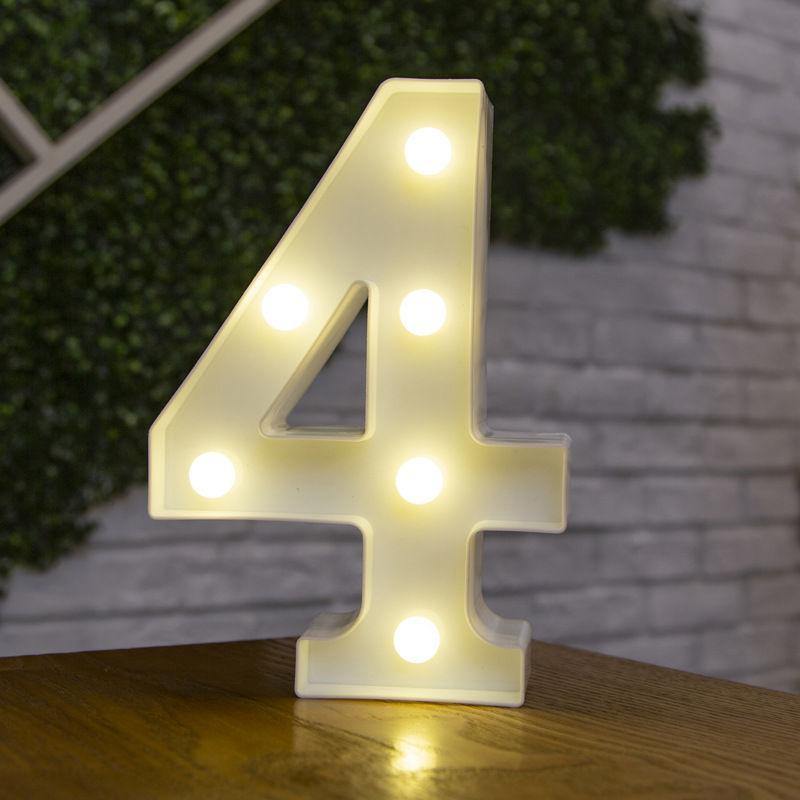 Light Up Letters Name Light Gift"4" - yournamenecklaceuk