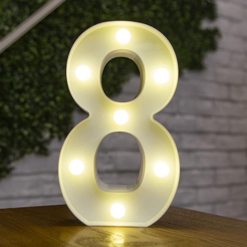 Light Up Letters Name Light Gift"8" - yournamenecklaceuk