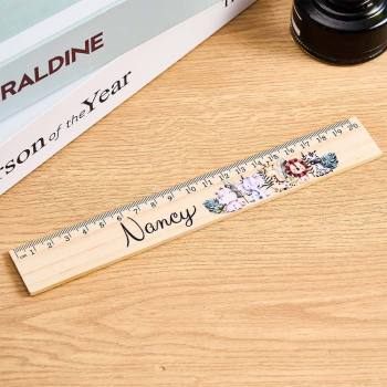 Personalized Name Ruler Custom Wooden Ruler School Enrollment Gifts Back to School Gifts for Children - yournamenecklaceuk