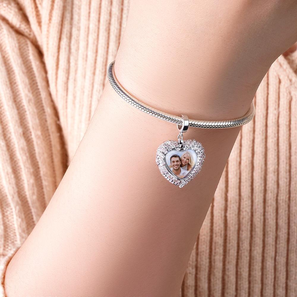 Angel Wing Openable Photo Charm With Text Fashionable Pendant Gifts For Her - yournamenecklaceuk