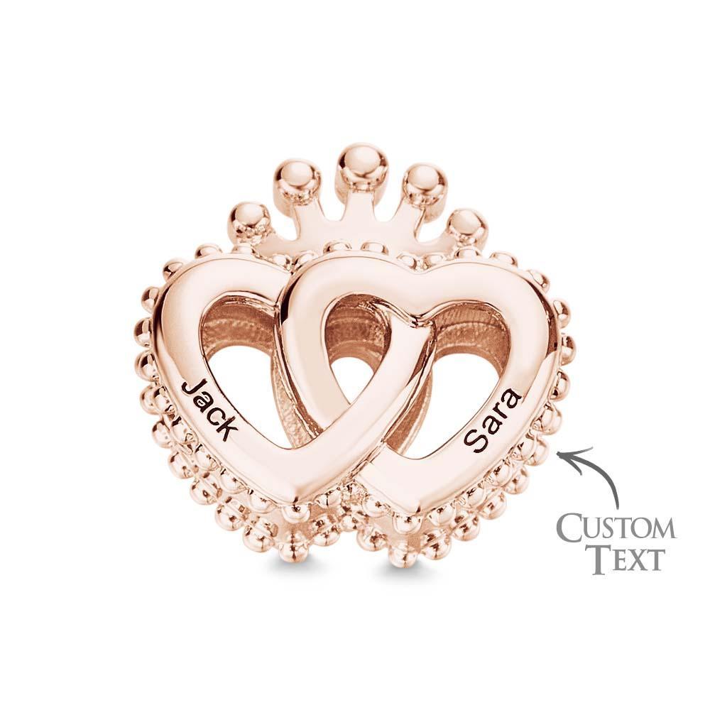 Custom Name Charm for Bracelets Mom Heart Beating Love Charms Gift for Mom Mother's Day Gifts - yournamenecklaceuk