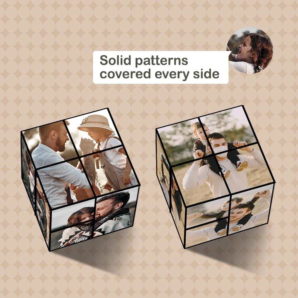 Magic Photo Cube Foldable Picture Cube Father's Day Gifts