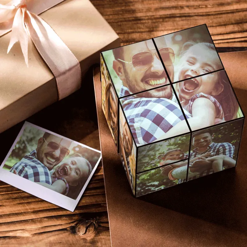 Magic Photo Cube Foldable Picture Cube Father's Day Gifts