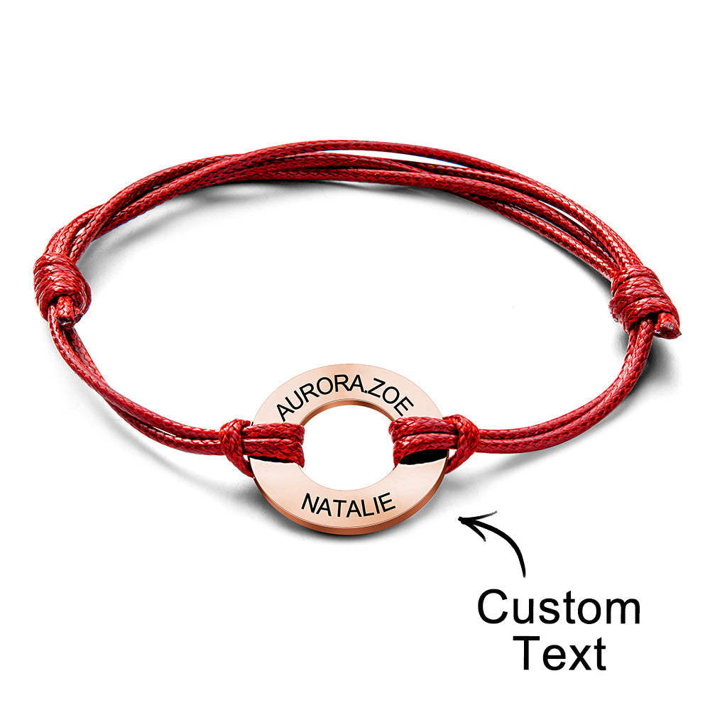 Custom Engraved Bracelet Simple Design Gifts For Dad - yournamenecklaceuk