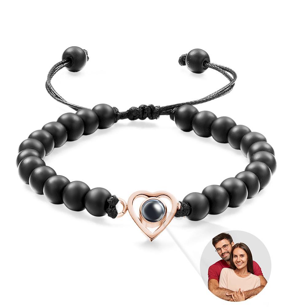 Custom Projection Bracelet Unique Romantic Couple Gift - yournamenecklaceuk
