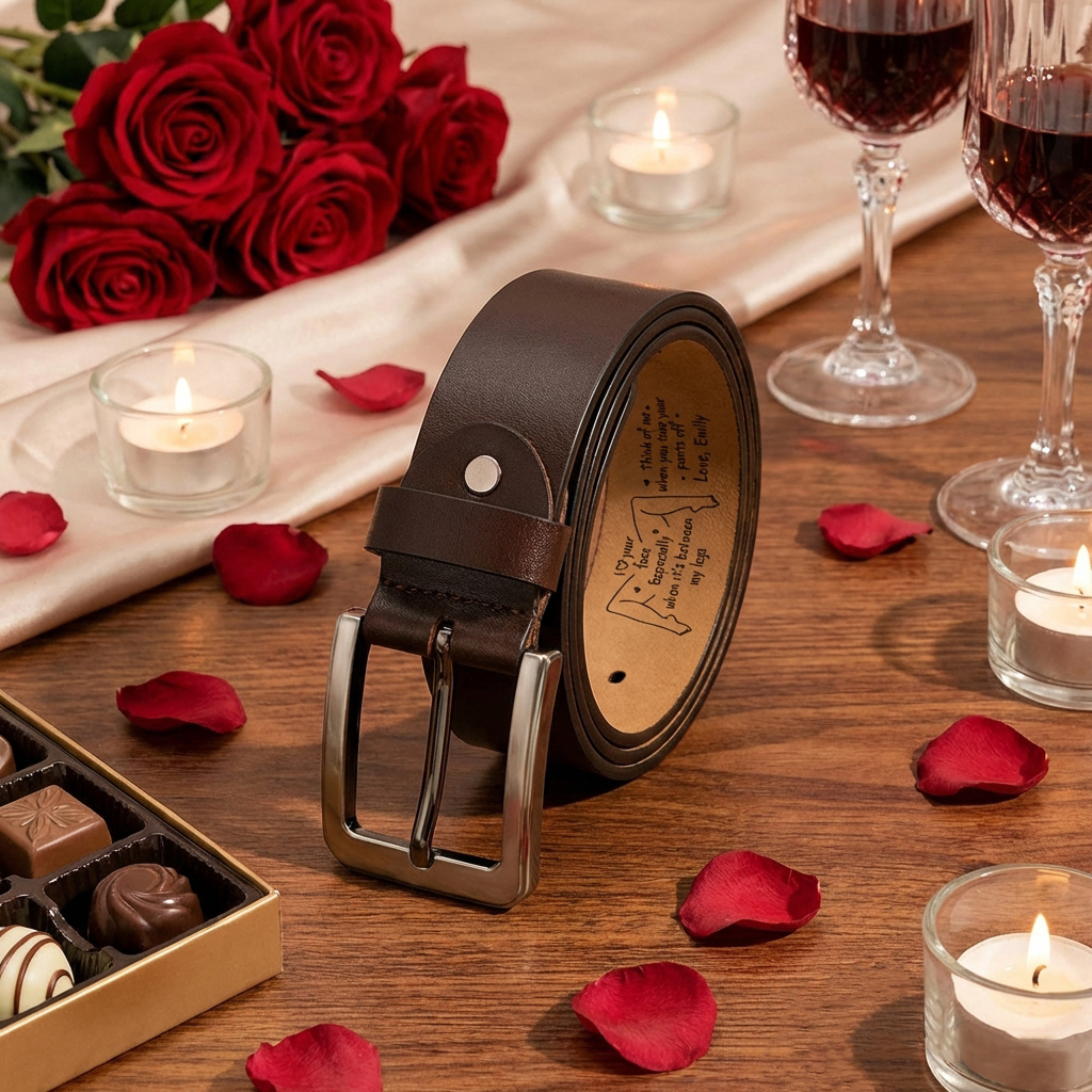 Personalized Cowhide Belt Custom Engraved Genuine Leather Belt Naughty Gift Valentine’s Day Gifts for Him -  NameNecklaceUK