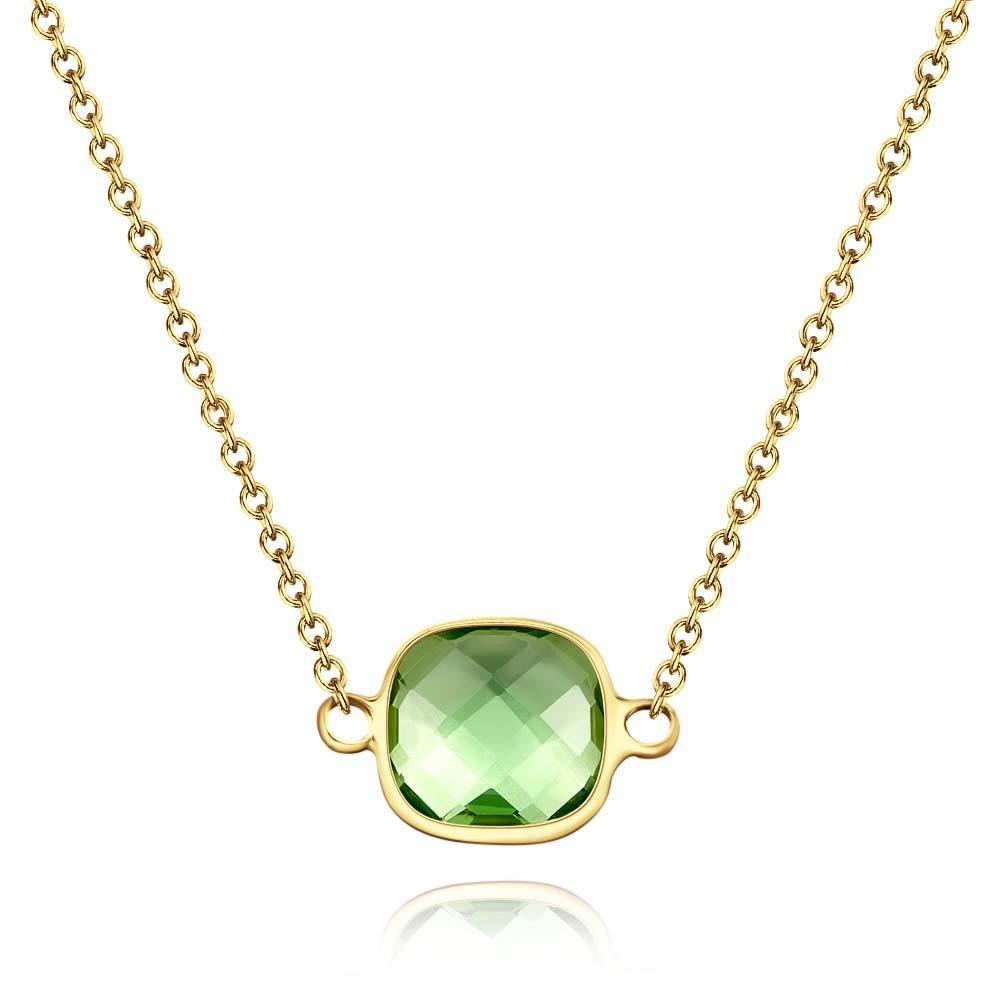 Custom Birthstone Necklace Simple Unique Romantic Gifts - yournamenecklaceuk