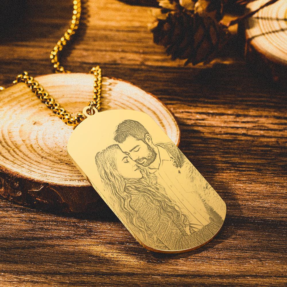 Custom Photo Pendant Necklace Personalized Picture Necklace|Gift For Girlfriend|Gift For Women