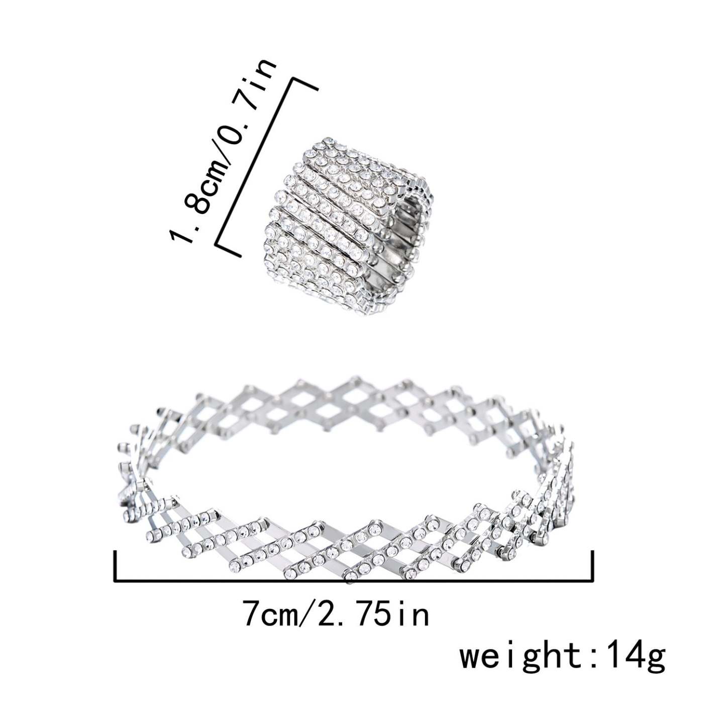 2 in 1 Magic Retractable Ring Bracelet Multicolor Deformable Bracelet Fashion Size Adjustable Ring - yournamenecklaceuk