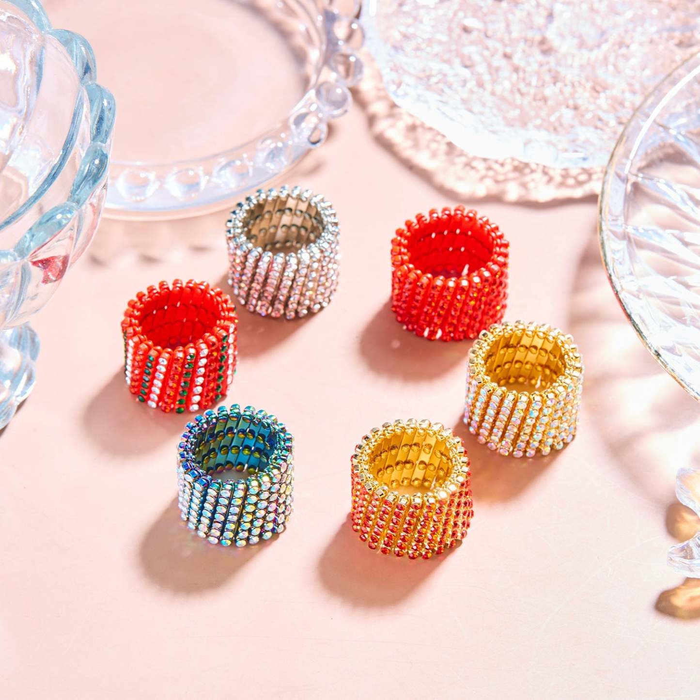2 in 1 Magic Retractable Ring Bracelet Multicolor Deformable Bracelet Fashion Size Adjustable Ring - yournamenecklaceuk