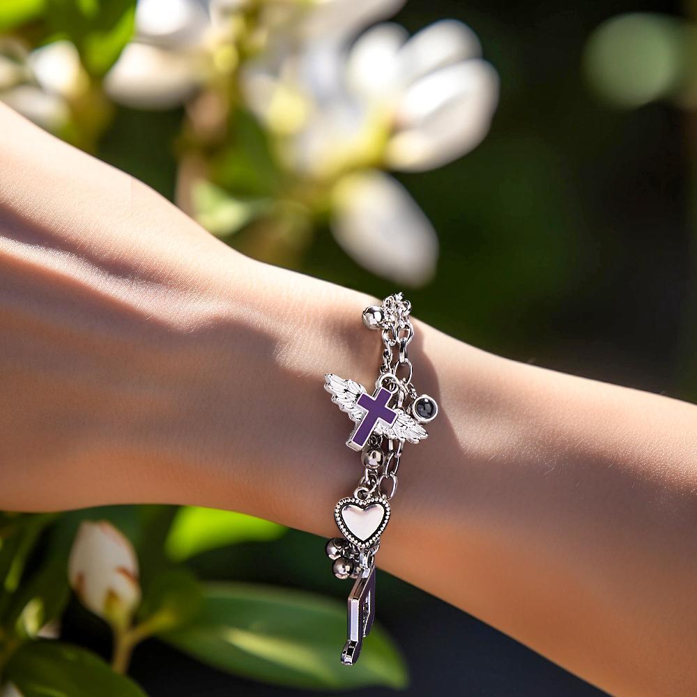 Custom Projection Bracelet Y2K Creative Metal Gift for Her - yournamenecklaceuk