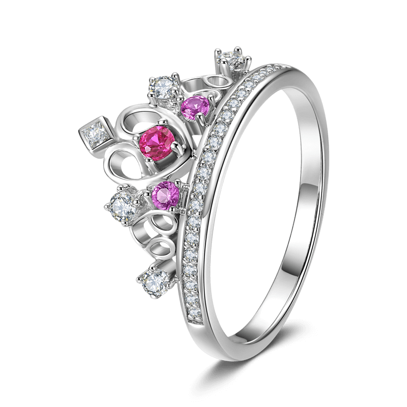 Summer Female Elegant Princess Ring 925 Sterling Silver