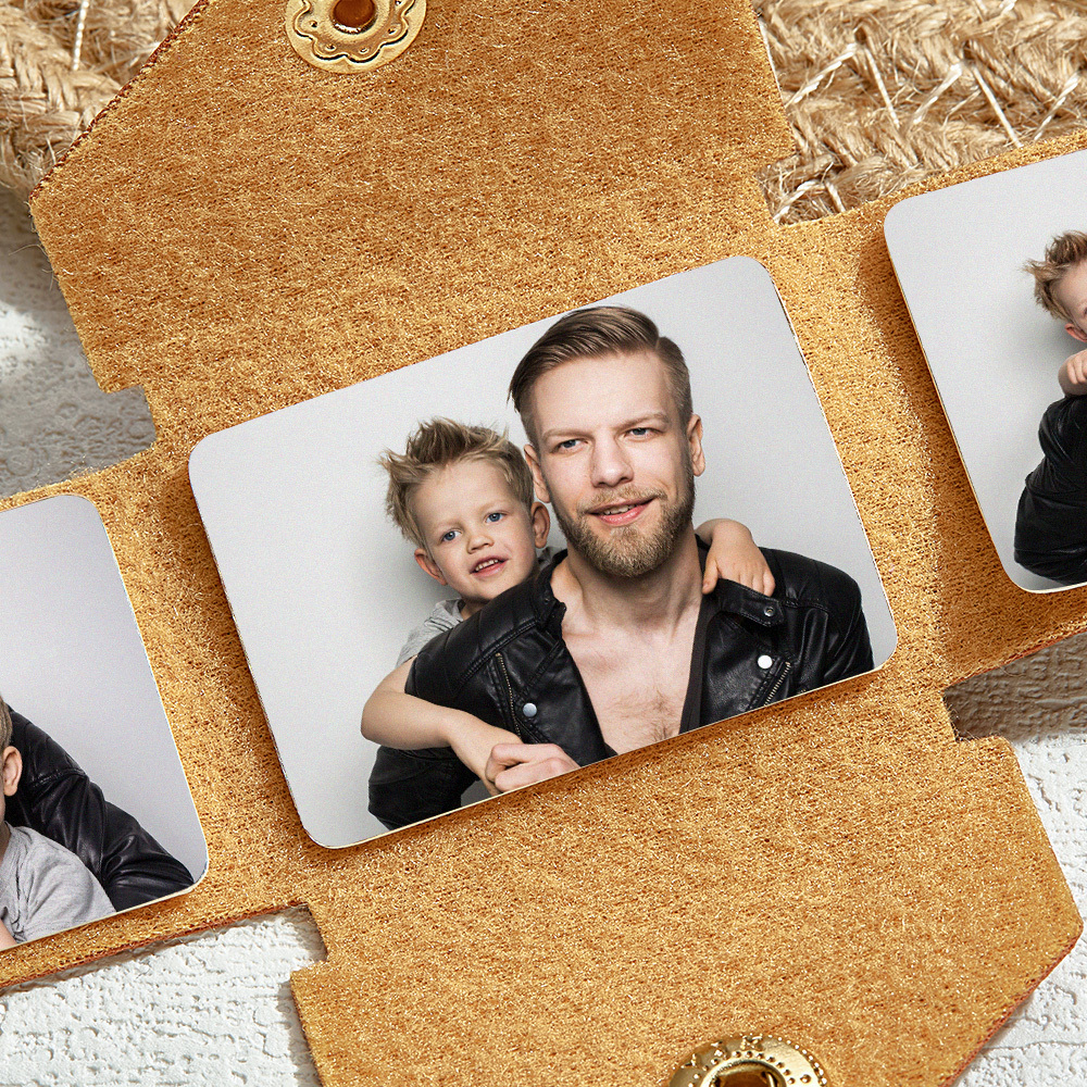 Personalized Photo Album Keychain Meaningful Gift for Dad Custom Memory Keepsake for Father’s Day -  NameNecklaceUK