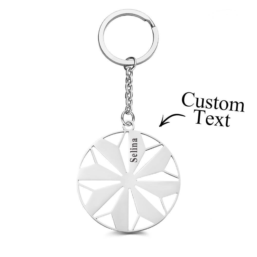 Personalized Family Name Keychains Engraved 1-8 Names Keychain Friendship Keychains Sorority Key Chain - yournamenecklaceuk