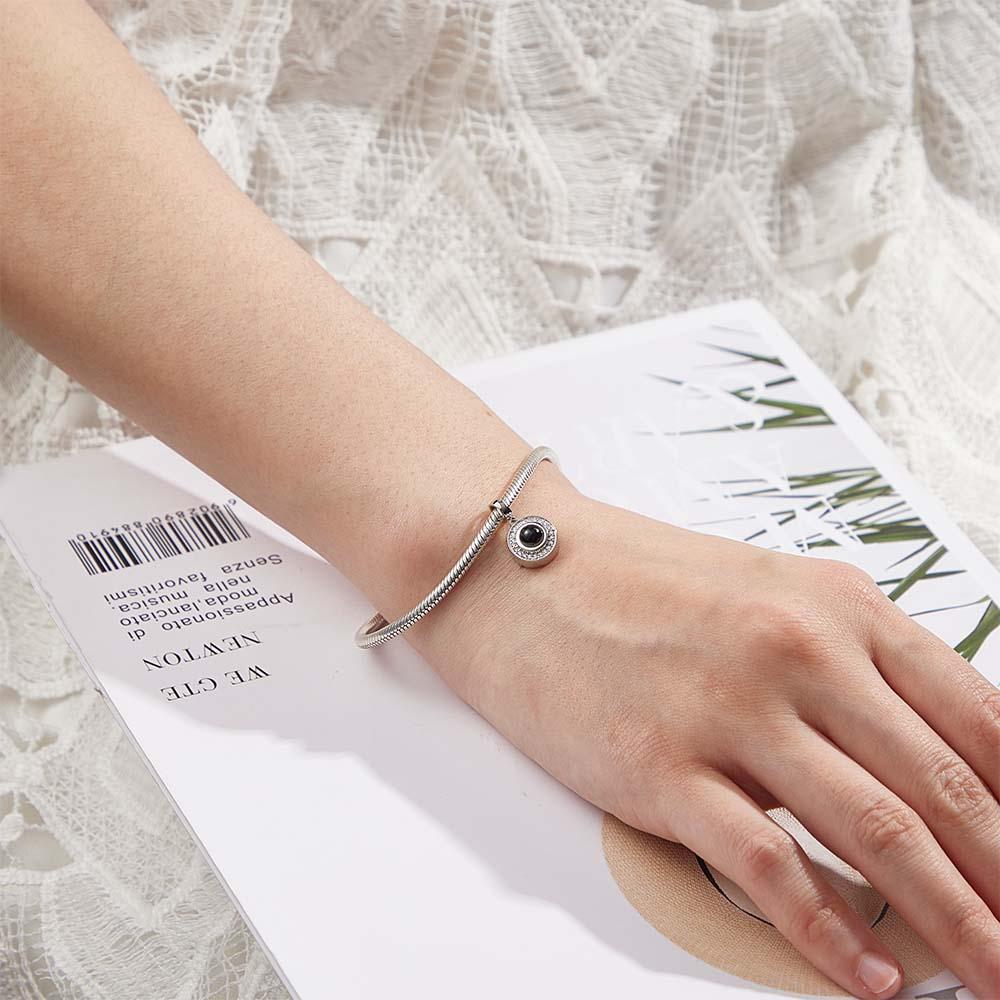 Custom Projection Charm Creative Diamond Design Gifts for Couple - yournamenecklaceuk