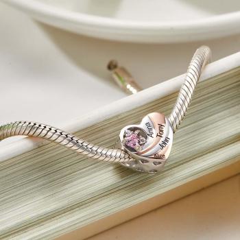 Custom Engraved Charm Exquisite Love Diamond Unique Gifts - yournamenecklaceuk