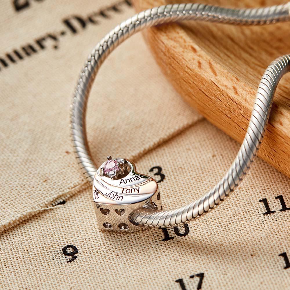Custom Engraved Charm Exquisite Love Diamond Unique Gifts - yournamenecklaceuk