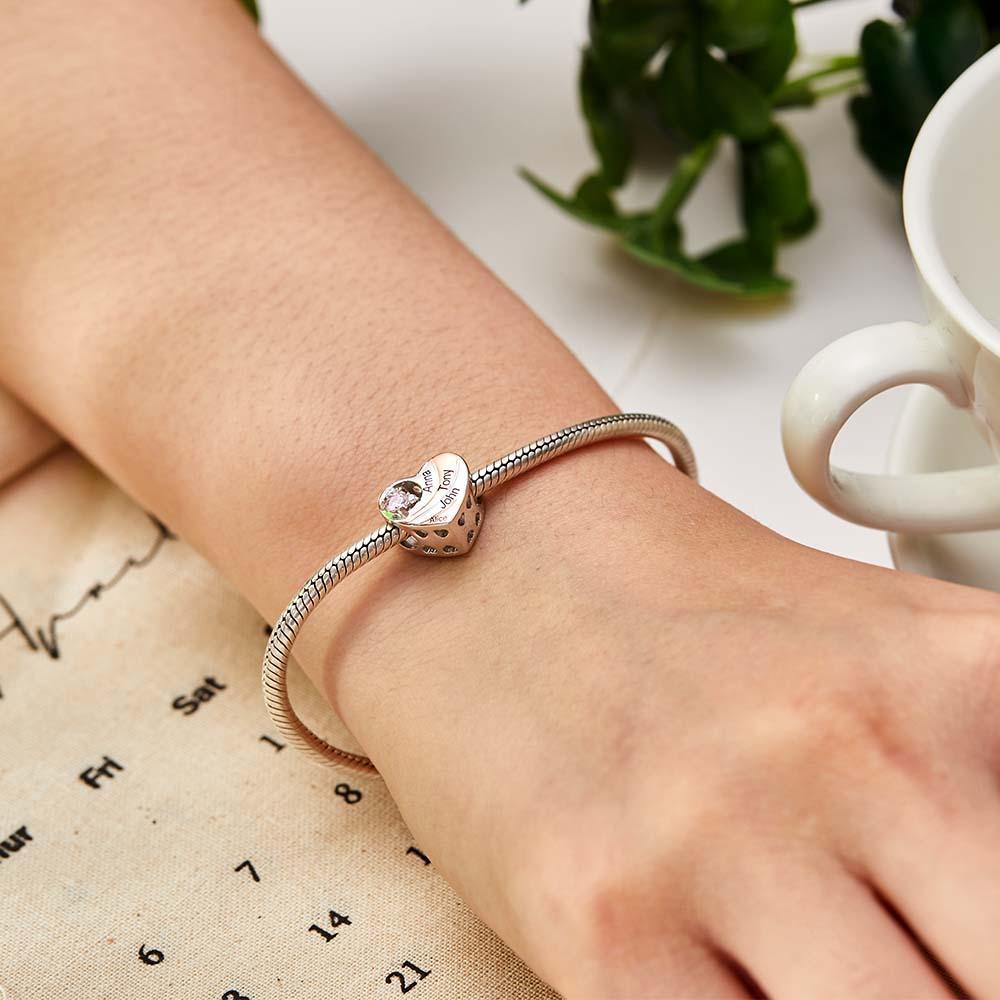 Custom Engraved Charm Exquisite Love Diamond Unique Gifts - yournamenecklaceuk