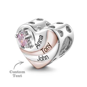 Custom Engraved Charm Exquisite Love Diamond Unique Gifts - yournamenecklaceuk