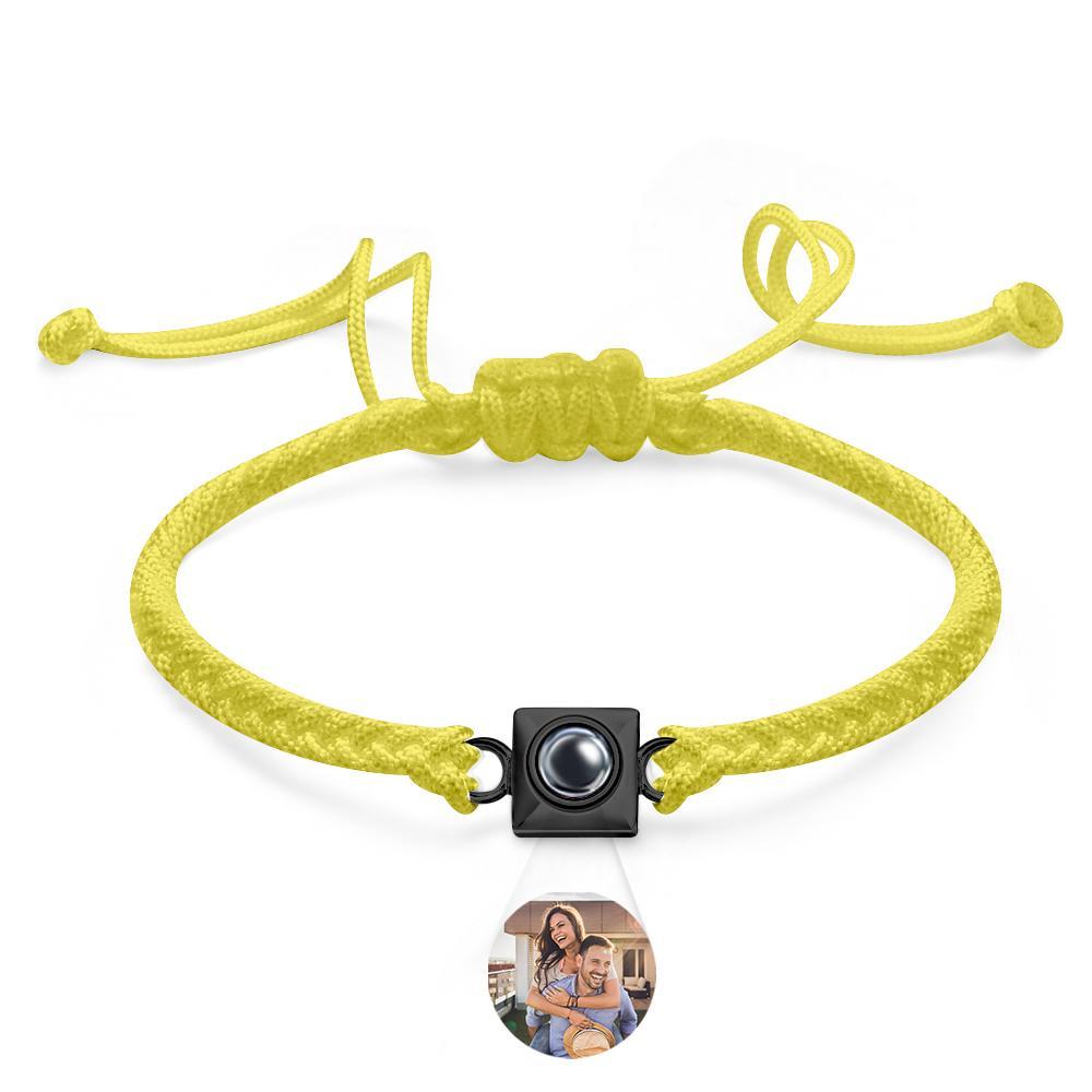 Custom Projection Bracelet Square Weave Sports Gift for Men - yournamenecklaceuk