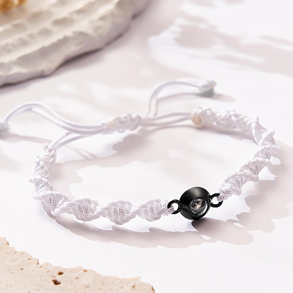 Custom Projection Bracelet Sports Weave Simple Gift - yournamenecklaceuk