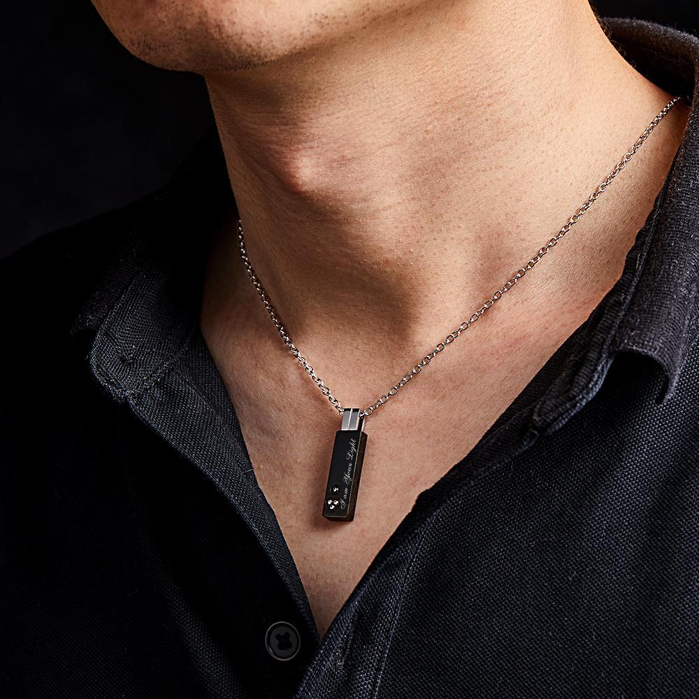 Custom Engraved Necklace Unique Design A Pair Gifts - yournamenecklaceuk