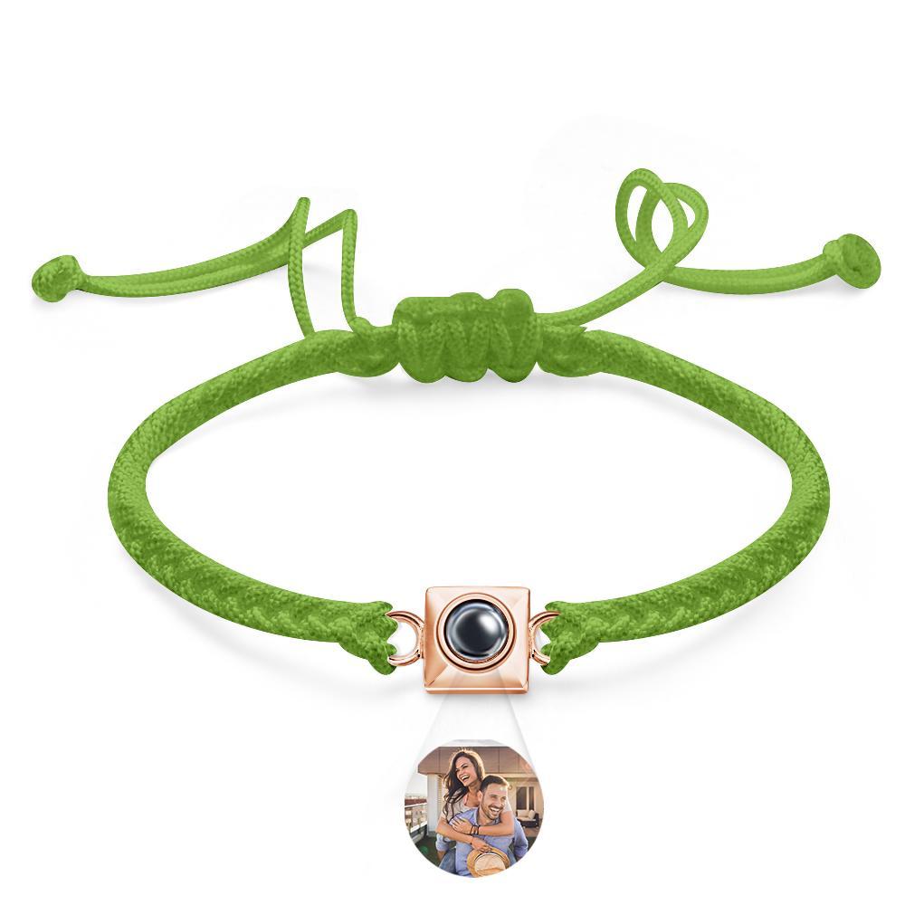 Custom Projection Bracelet Square Weave Sports Gift for Men - yournamenecklaceuk