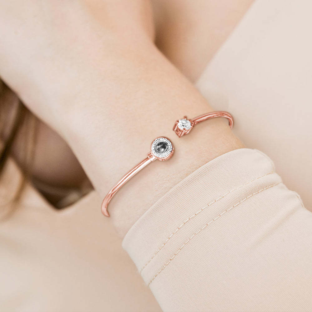Custom Projection Bracelet Personalized Photo Bracelet Jewelry Gift for Her - yournamenecklaceuk
