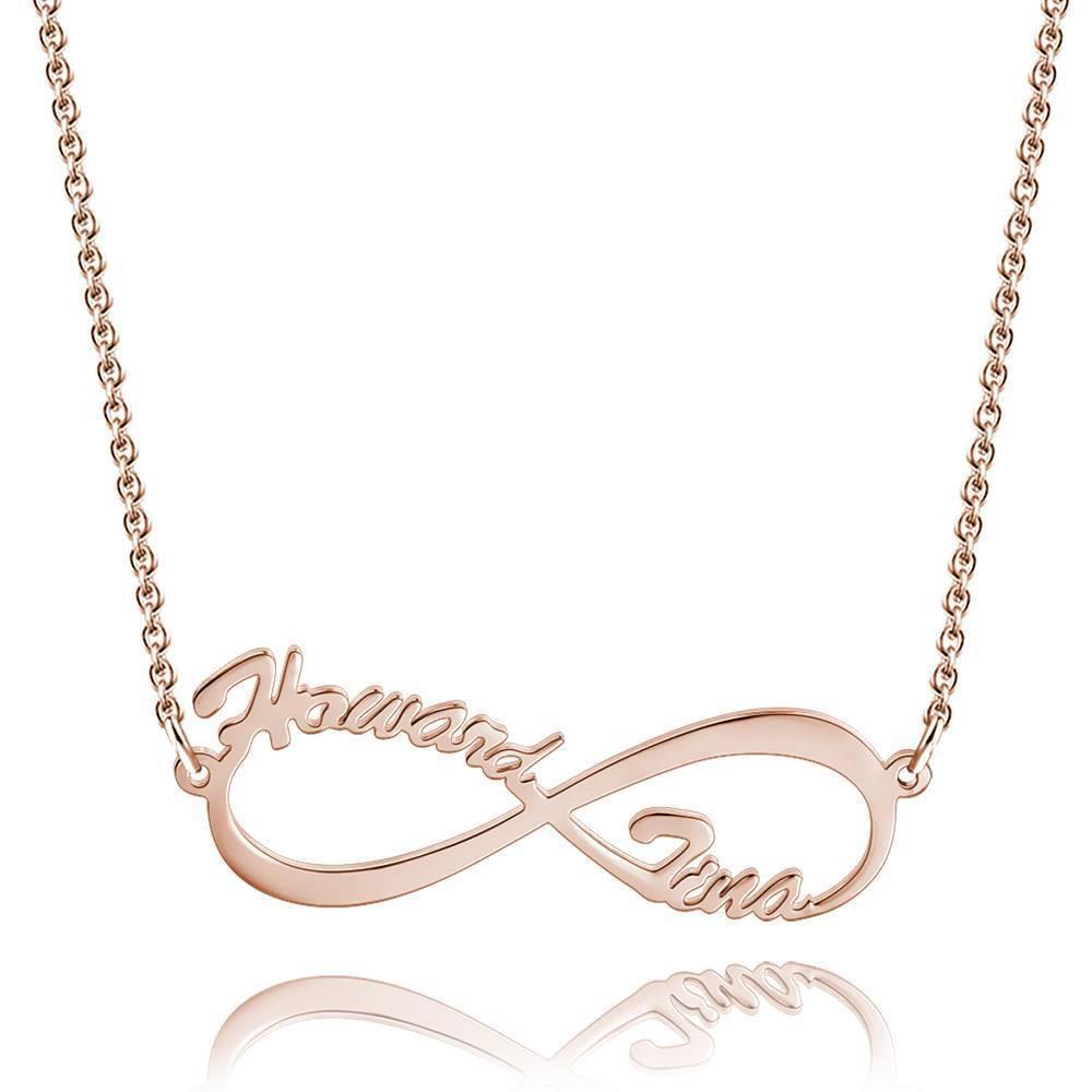 Infinity Name Necklace - yournamencklaceuk
